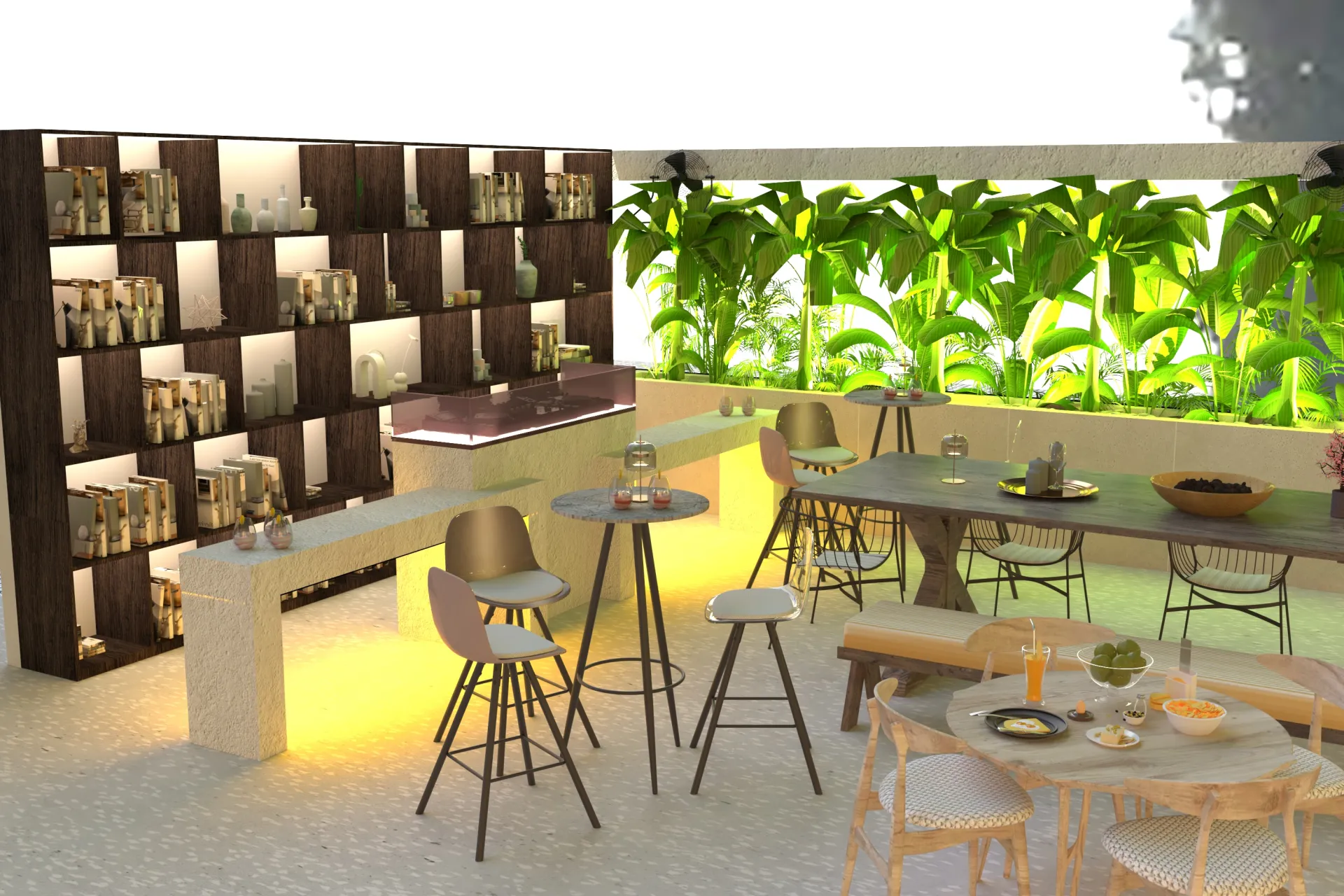 Alaçatı Cafe Projesi